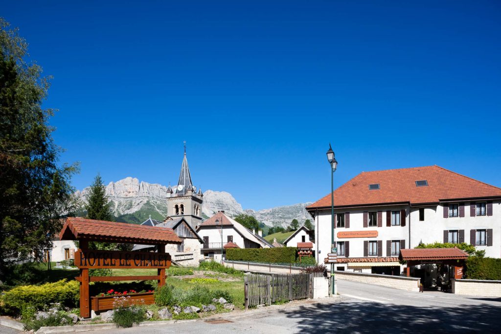 façade Hôtel le Chalet Gresse-en-vercors